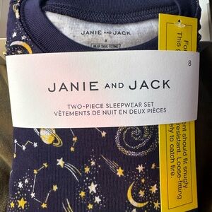 Janie and Jack sleepwear set in galaxy
